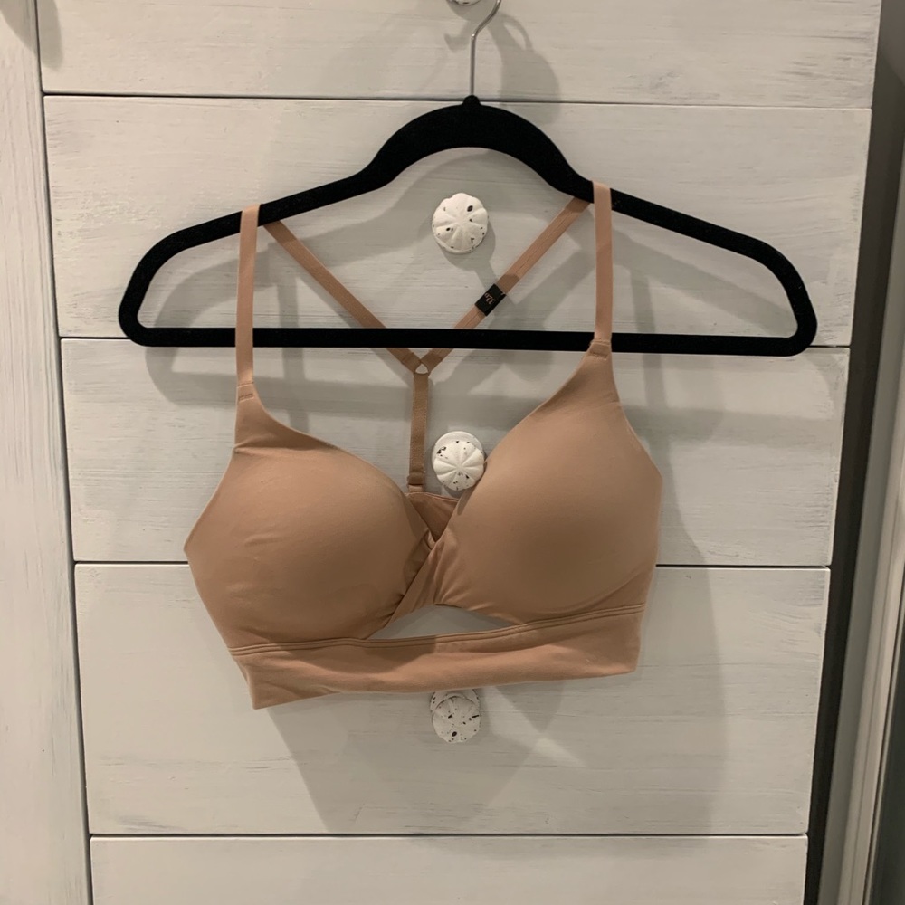 Victoria’s Secret wireless uplift tan bra